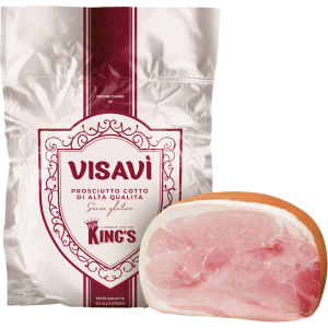 confezione prodotto prosciutto cotto Visavì