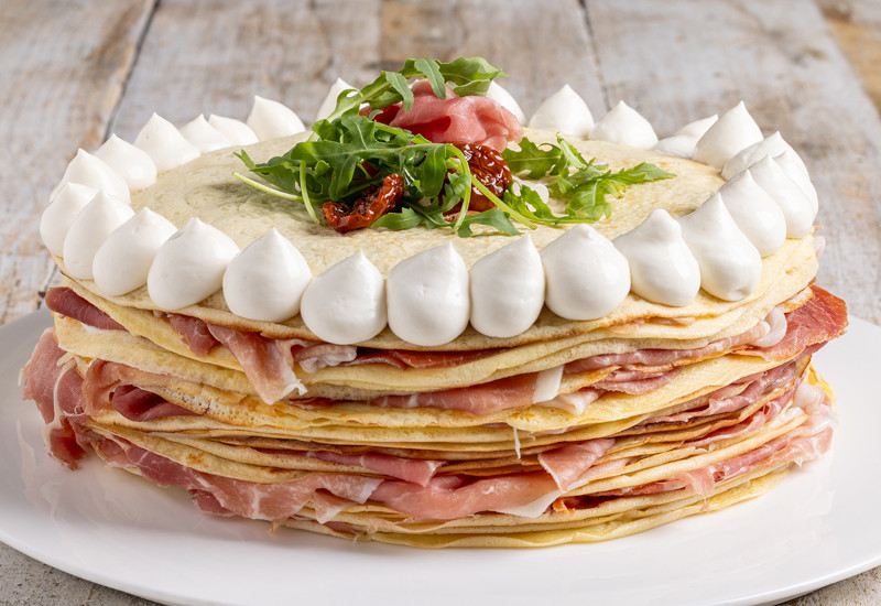 torta di crepes salate – King’s Ricetta torta di crepes salate - King's