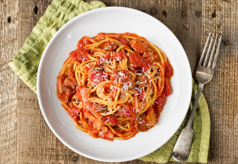 Piatto di pasta all'amatriciana - King's