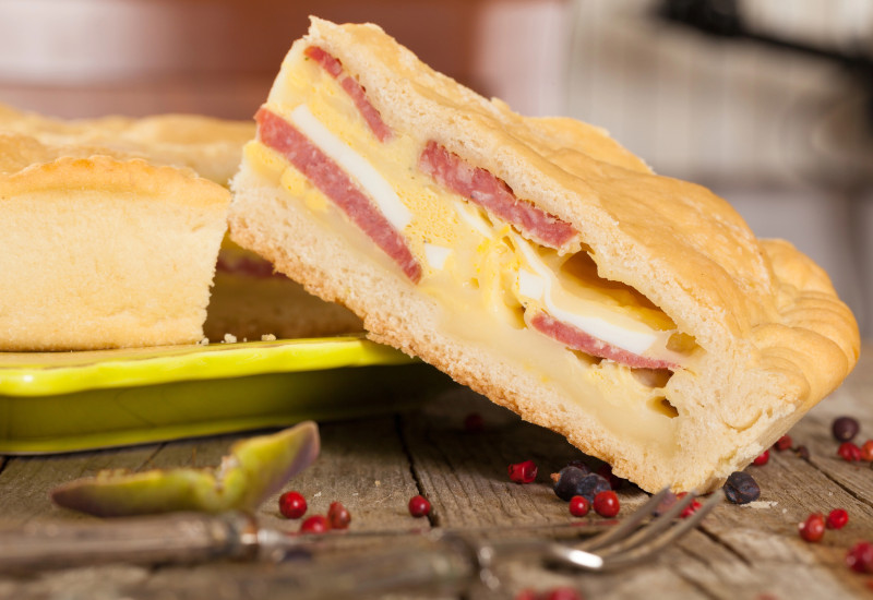 Pizza rustica ricotta e salame - King's