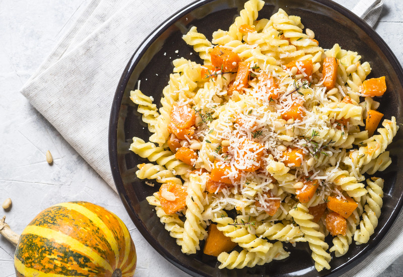 Pasta zucca e speck - King's
