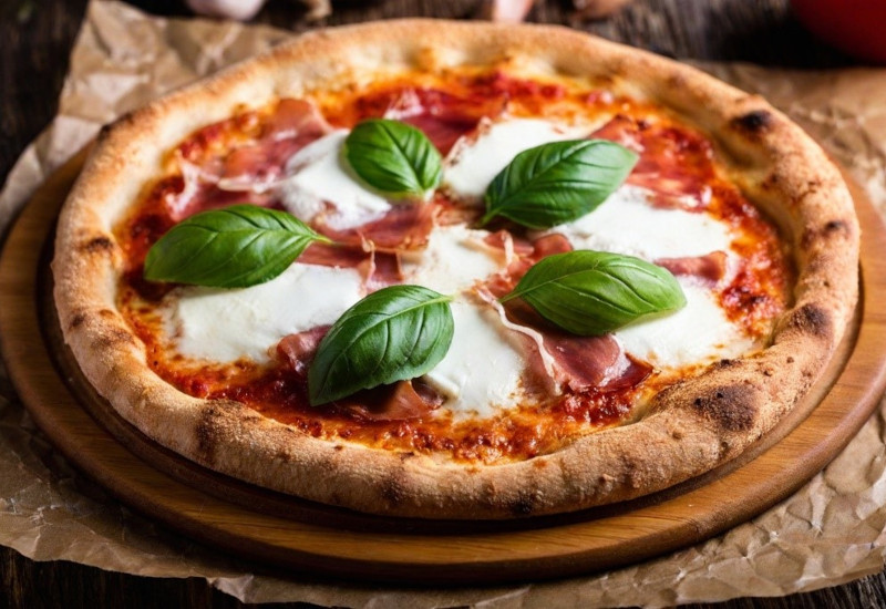 Pizza speck e mascarpone - King's