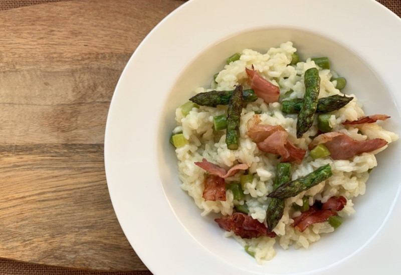 Risotto speck e asparagi - King's