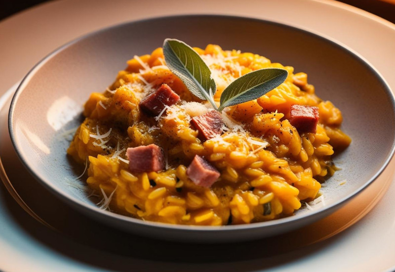 risotto zucca e speck_King's